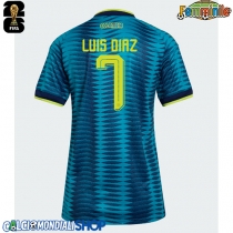 Maglie da calcio Colombia Luis Diaz #7 Seconda Maglia Femminile Mondiali 2026  Manica Corta
